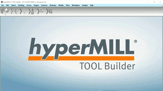 Baza narzędzi hyperMILL - toolbuilder